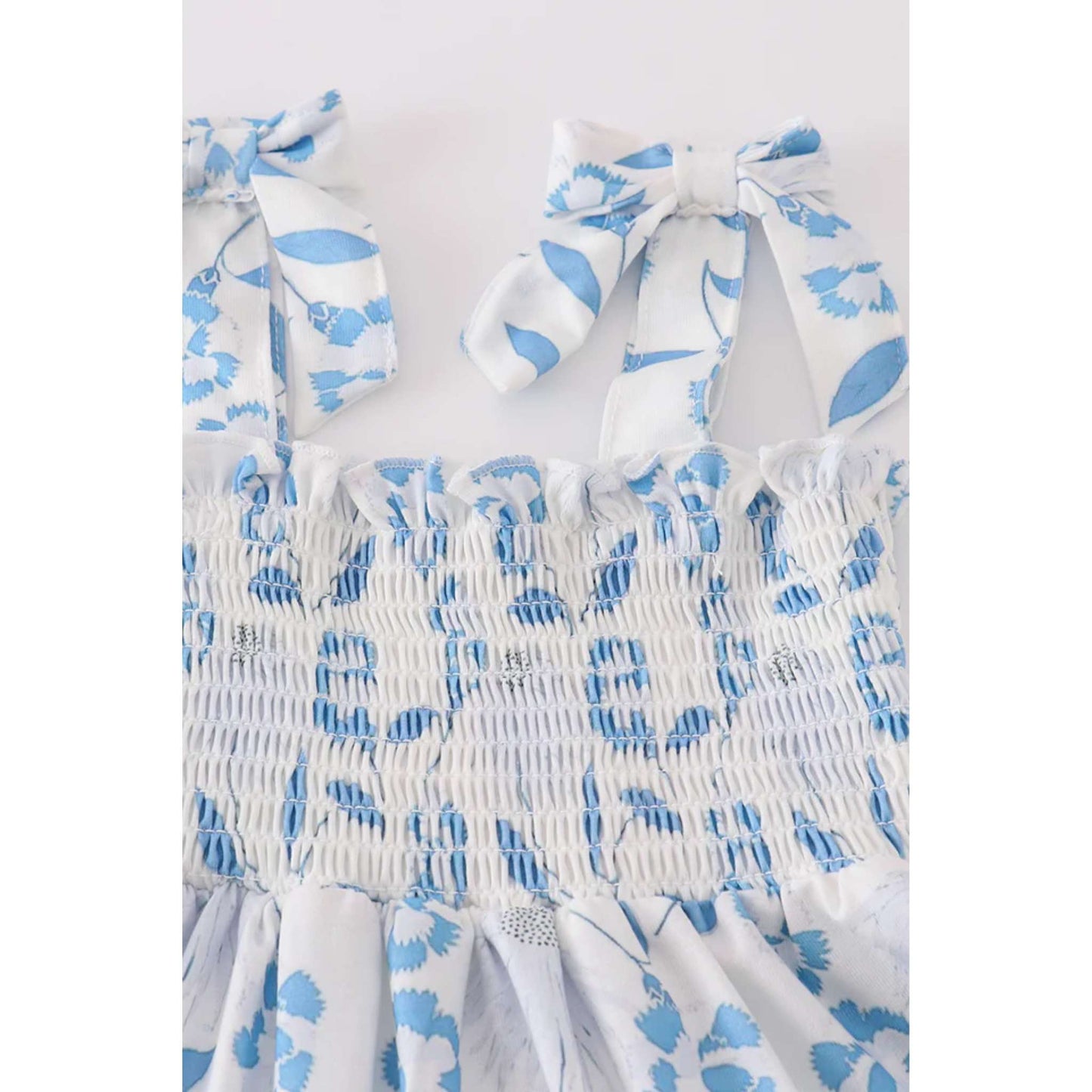 Mom and Me Blue Porcelain Dress