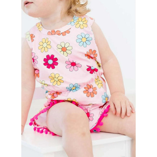 Cool Vibes Pom Pom Romper