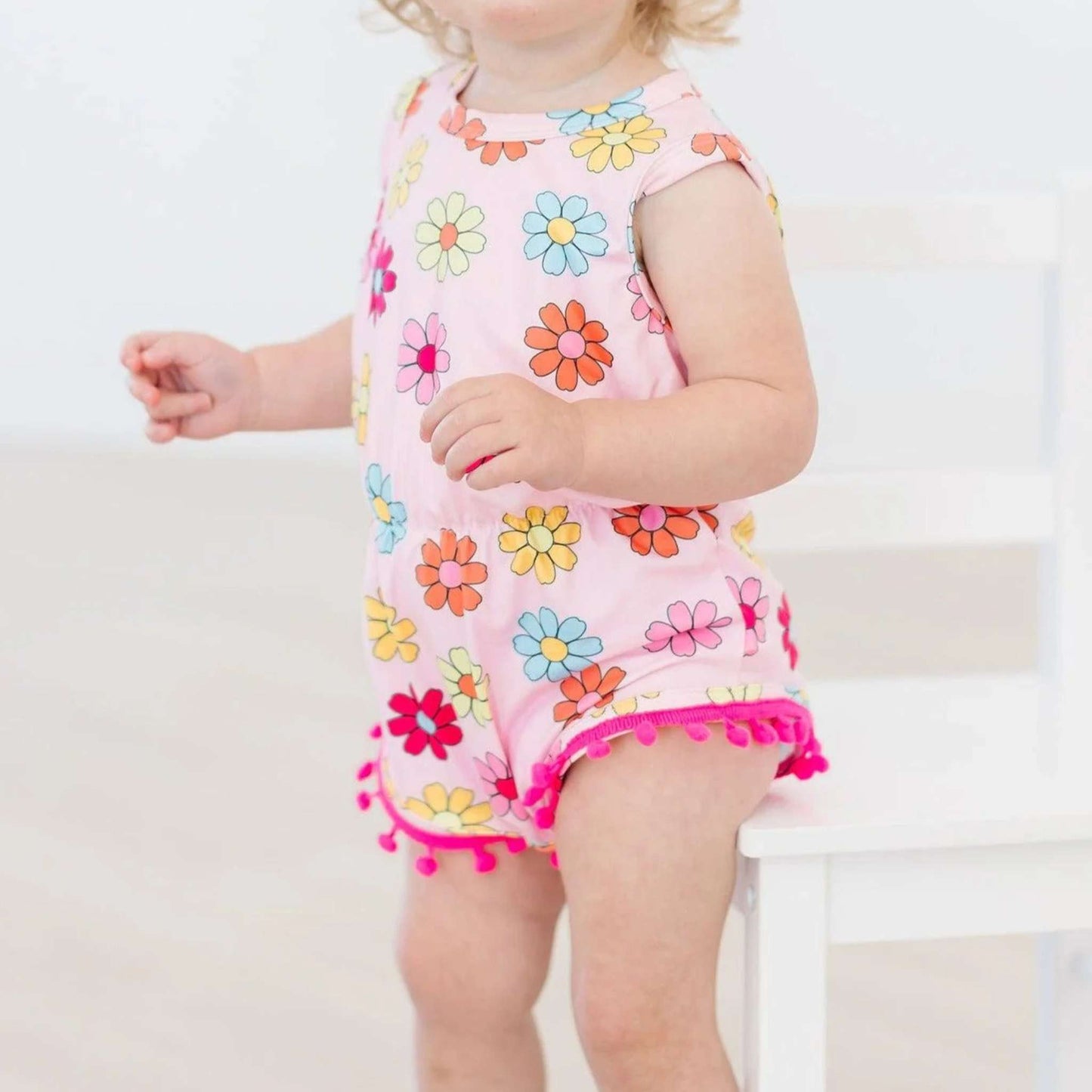 Cool Vibes Pom Pom Romper