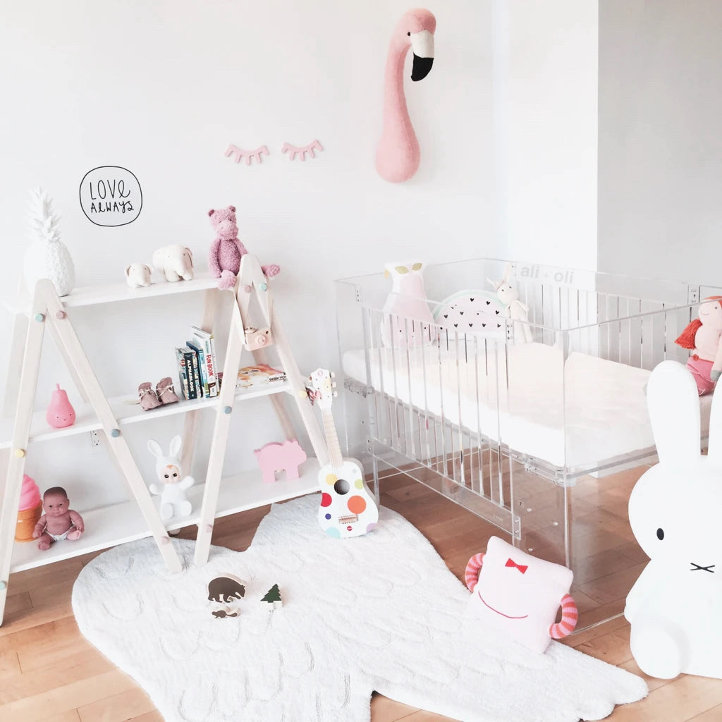 Sleepy Eyes Wall Decor (Soft Pink) - Rocky and Jules