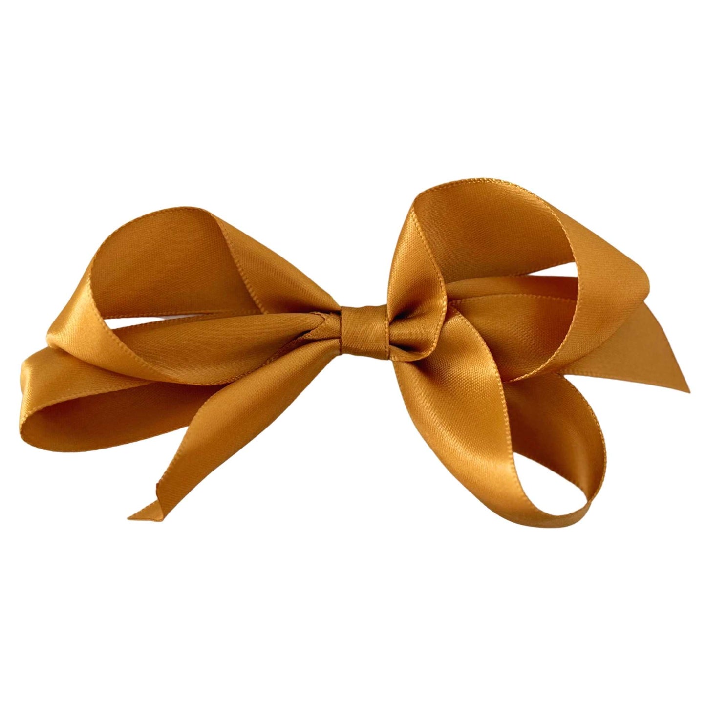 4" Gold Satin Bow