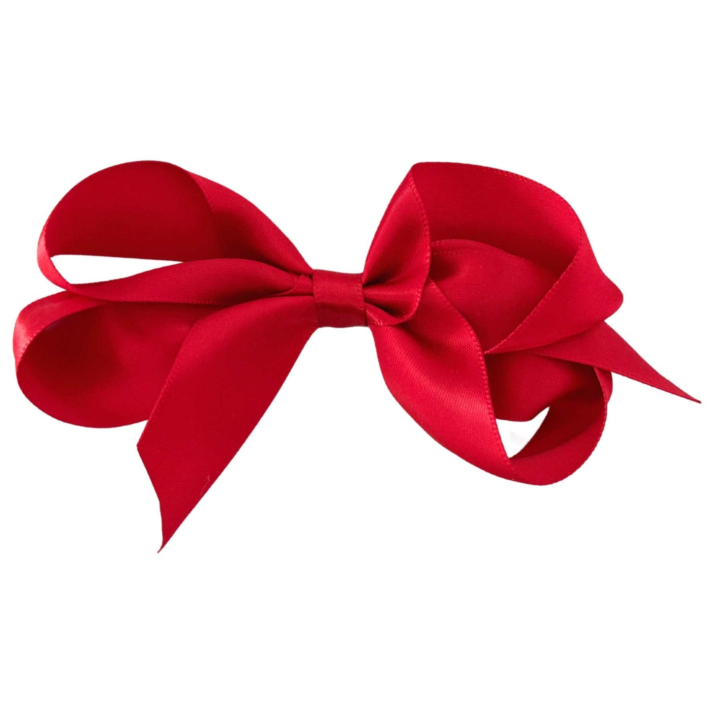 4" Scarlet Satin Bow