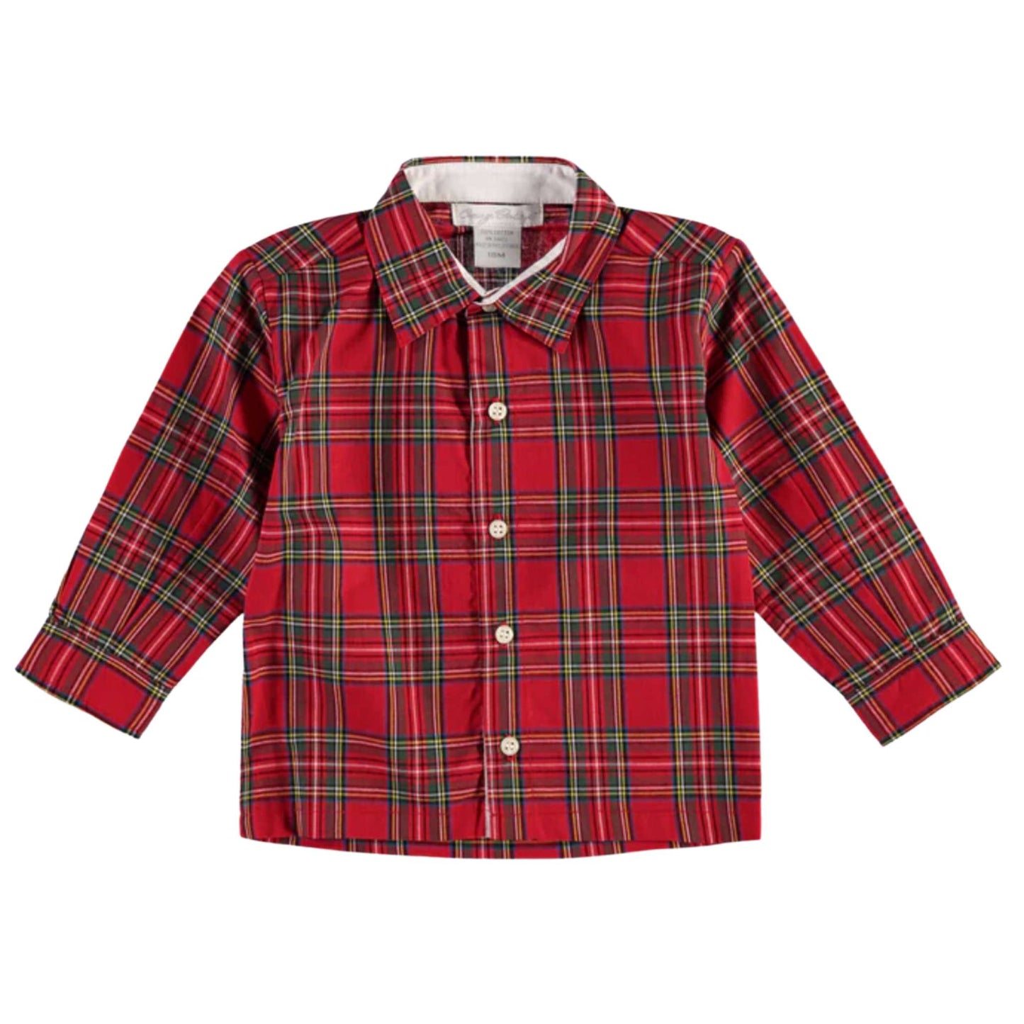 Christmas Plaid Button Down Shirt