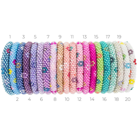 Roll-on Bracelets - Flower Power