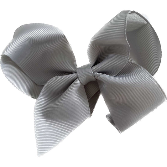 4" Gray Bow