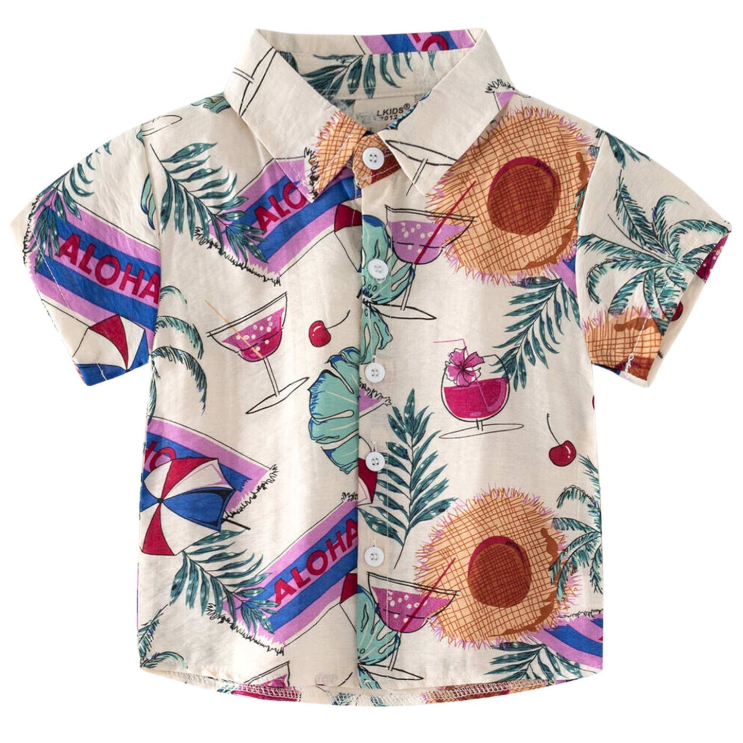 Aloha Tropical Button Down Shirt