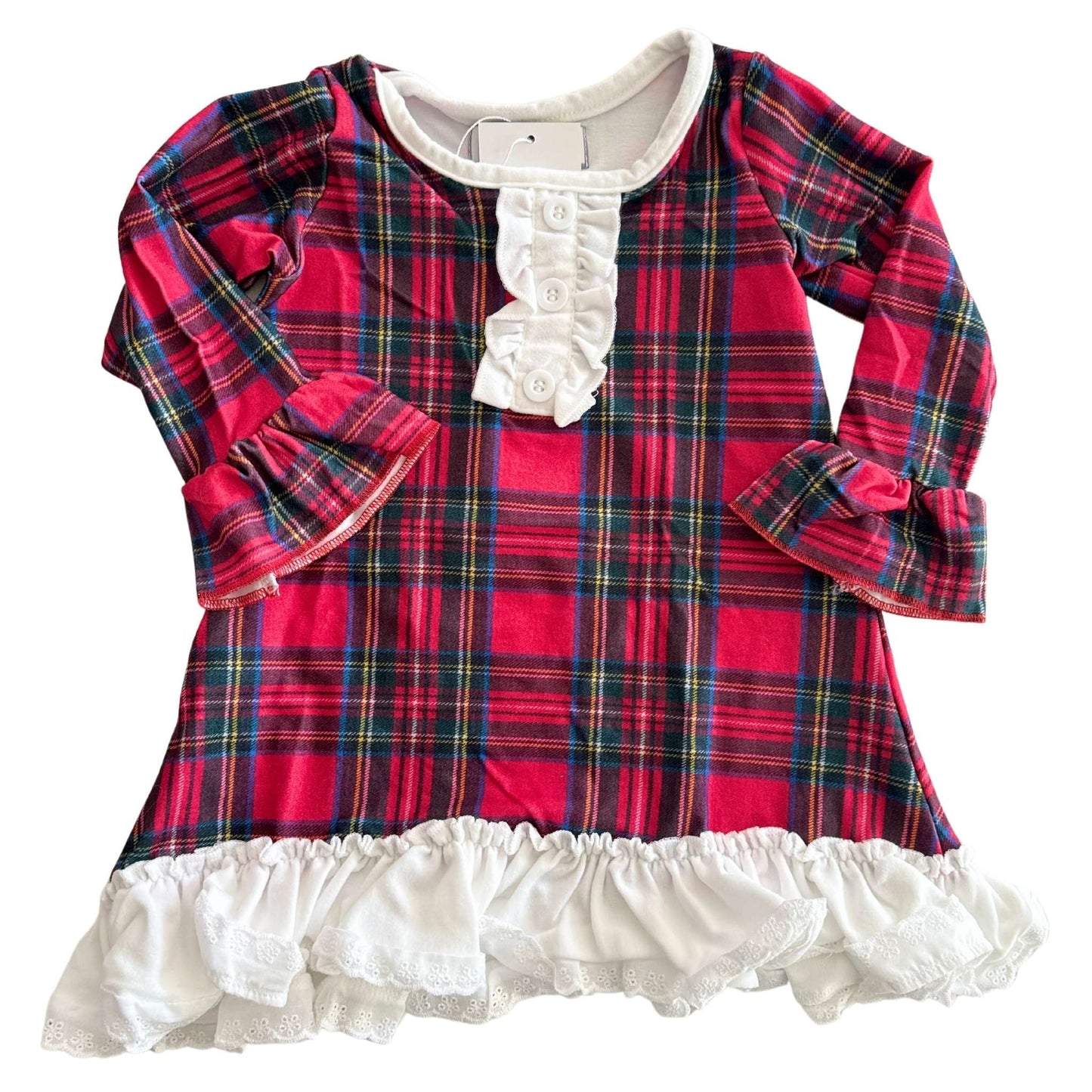 Tartan Nightgown with Bloomers