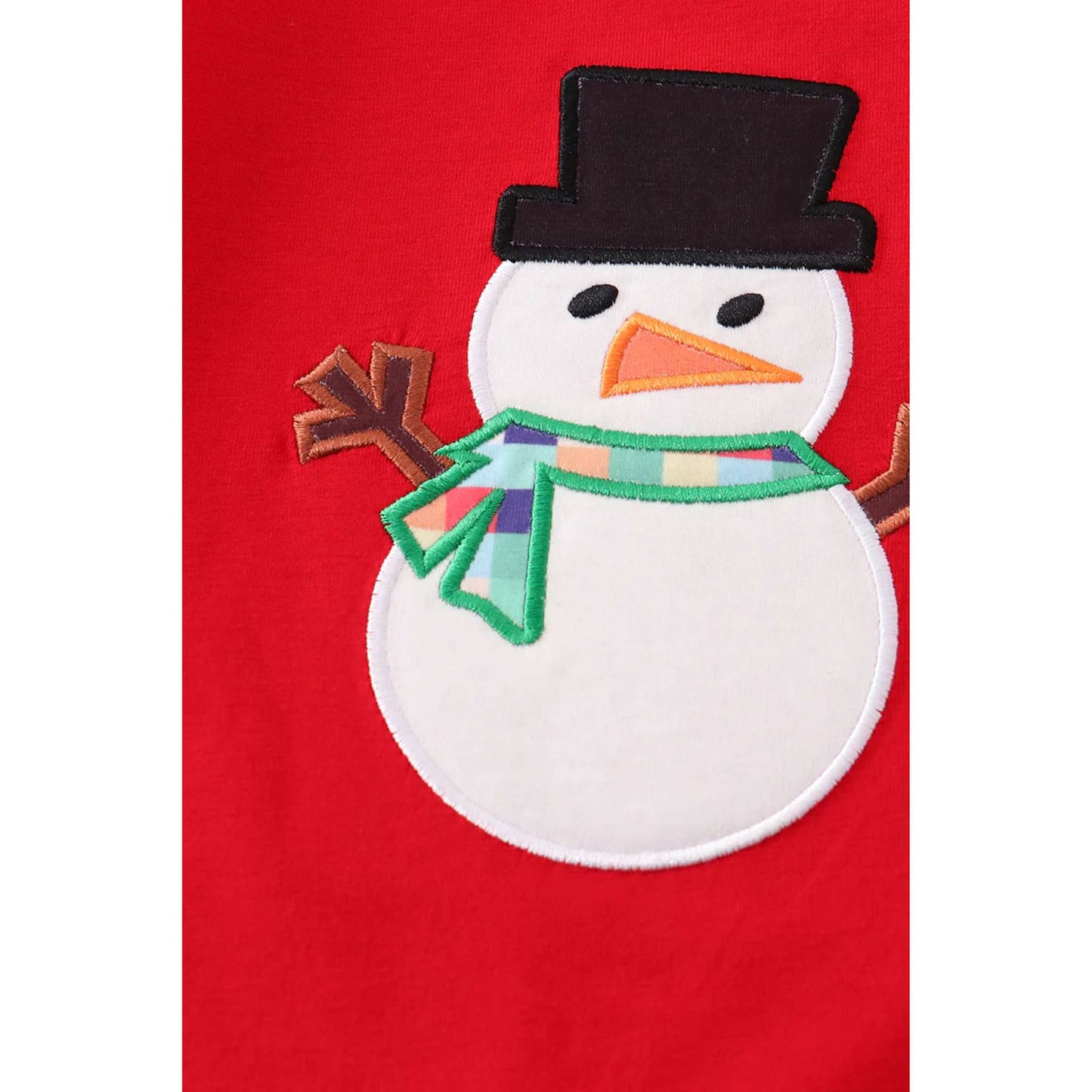 Snowman Holiday Romper