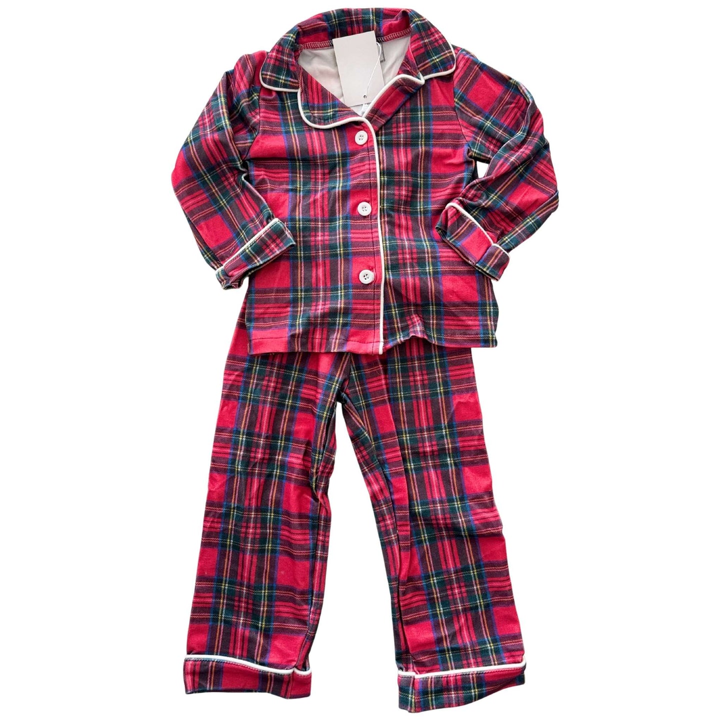 Tartan Button Down PJs