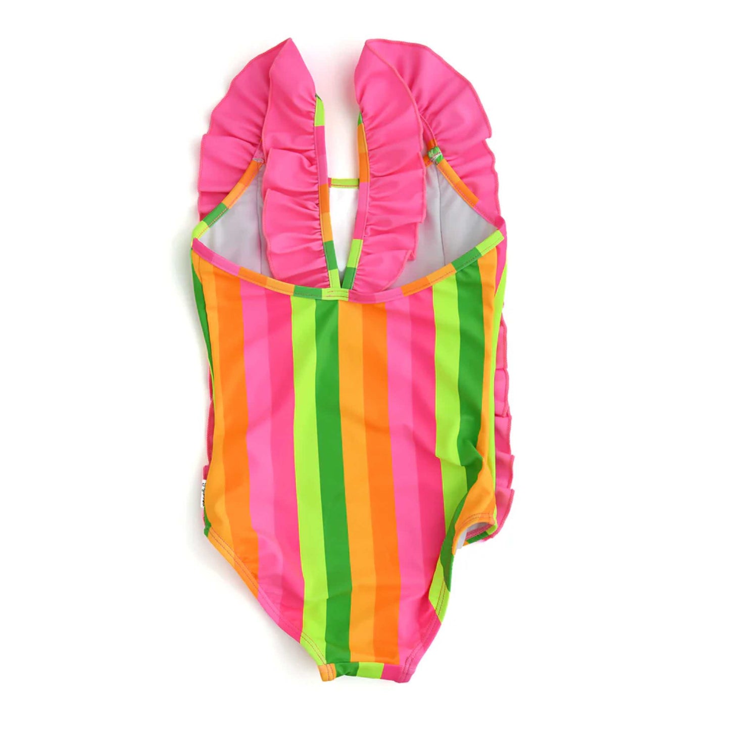 One-Piece Swimsuit - Neon Stripe