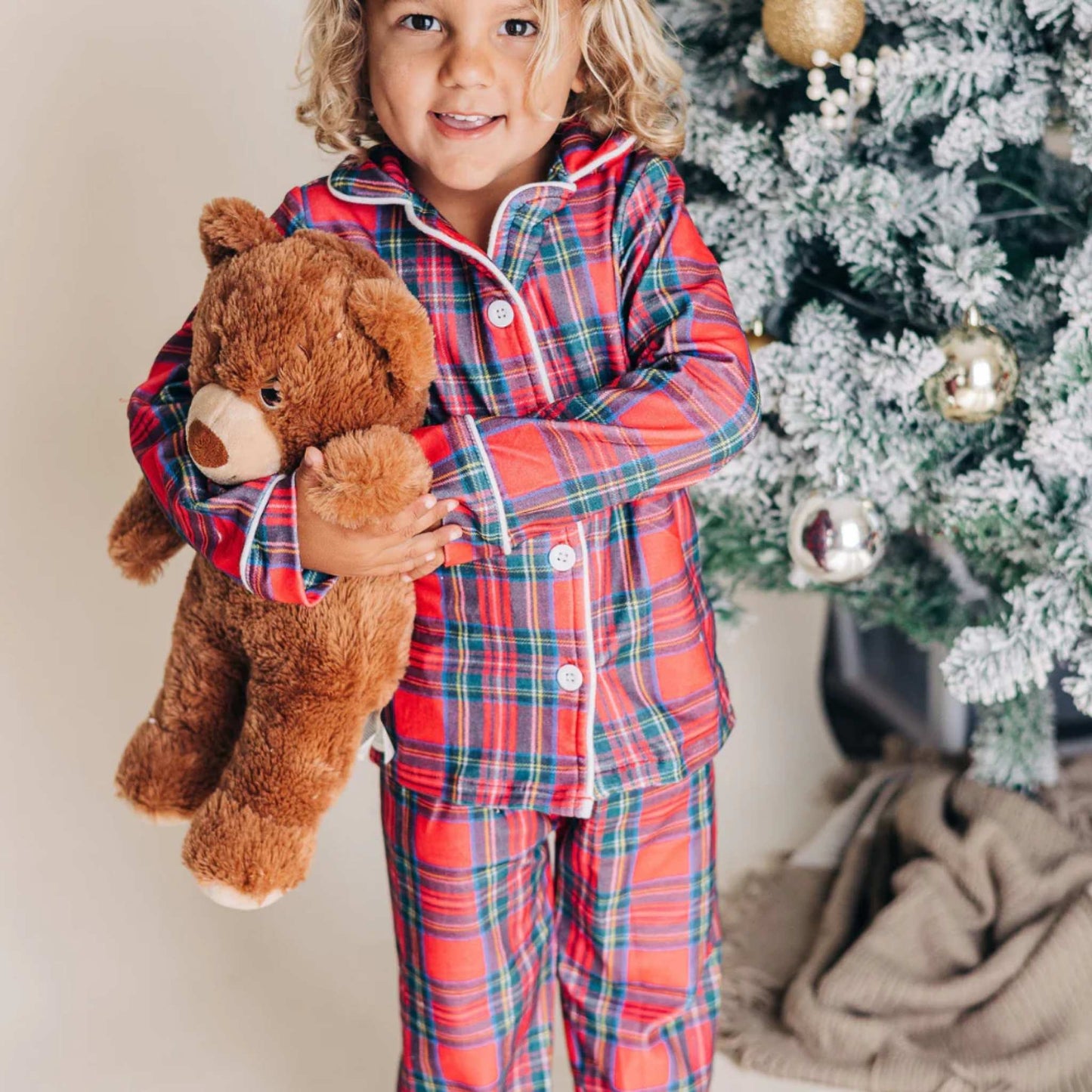 Tartan Button Down PJs