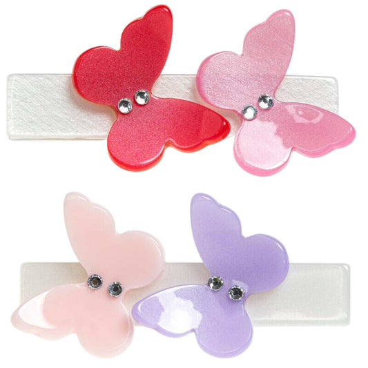 Butterfly Satin Shades Hair Clip Set