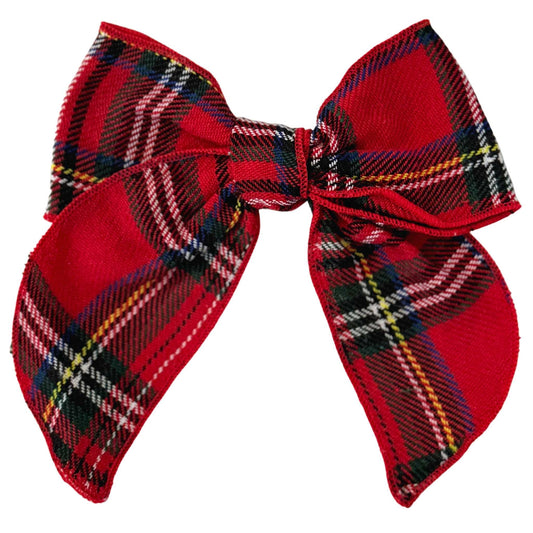 6"  Tartan Festive Bow