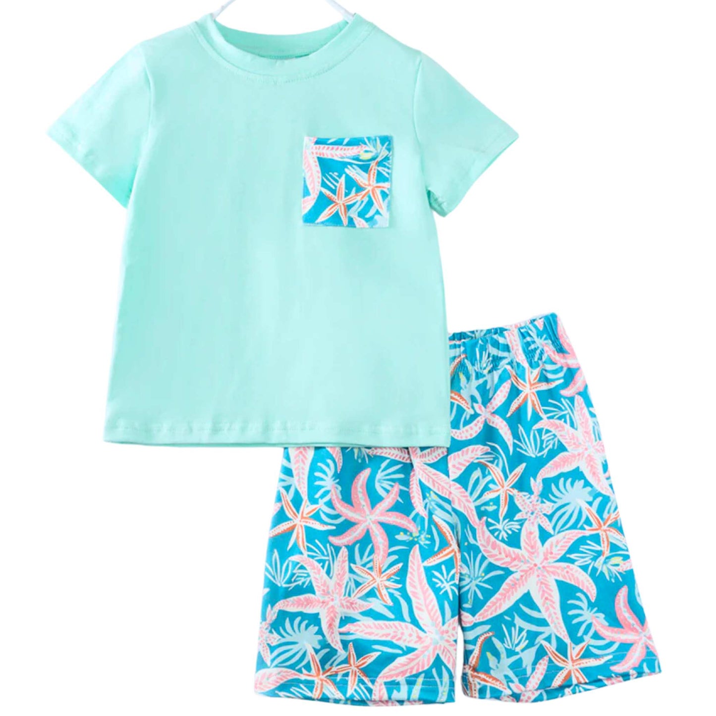 Starfish Shorts Set