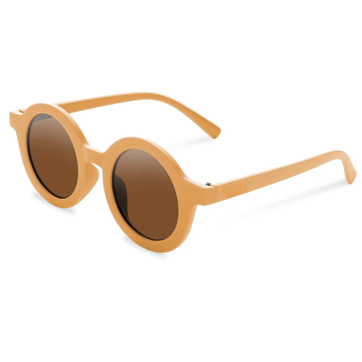 Round Sunglasses - Mustard