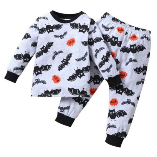 Boo Bat Halloween Pajamas