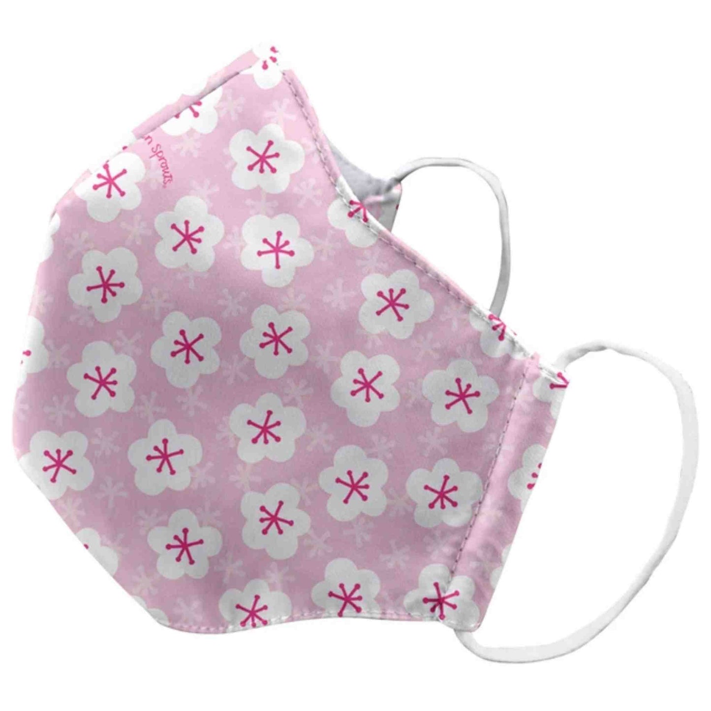 Child Reusable Face Mask (Pink Blossoms) - Rocky and Jules