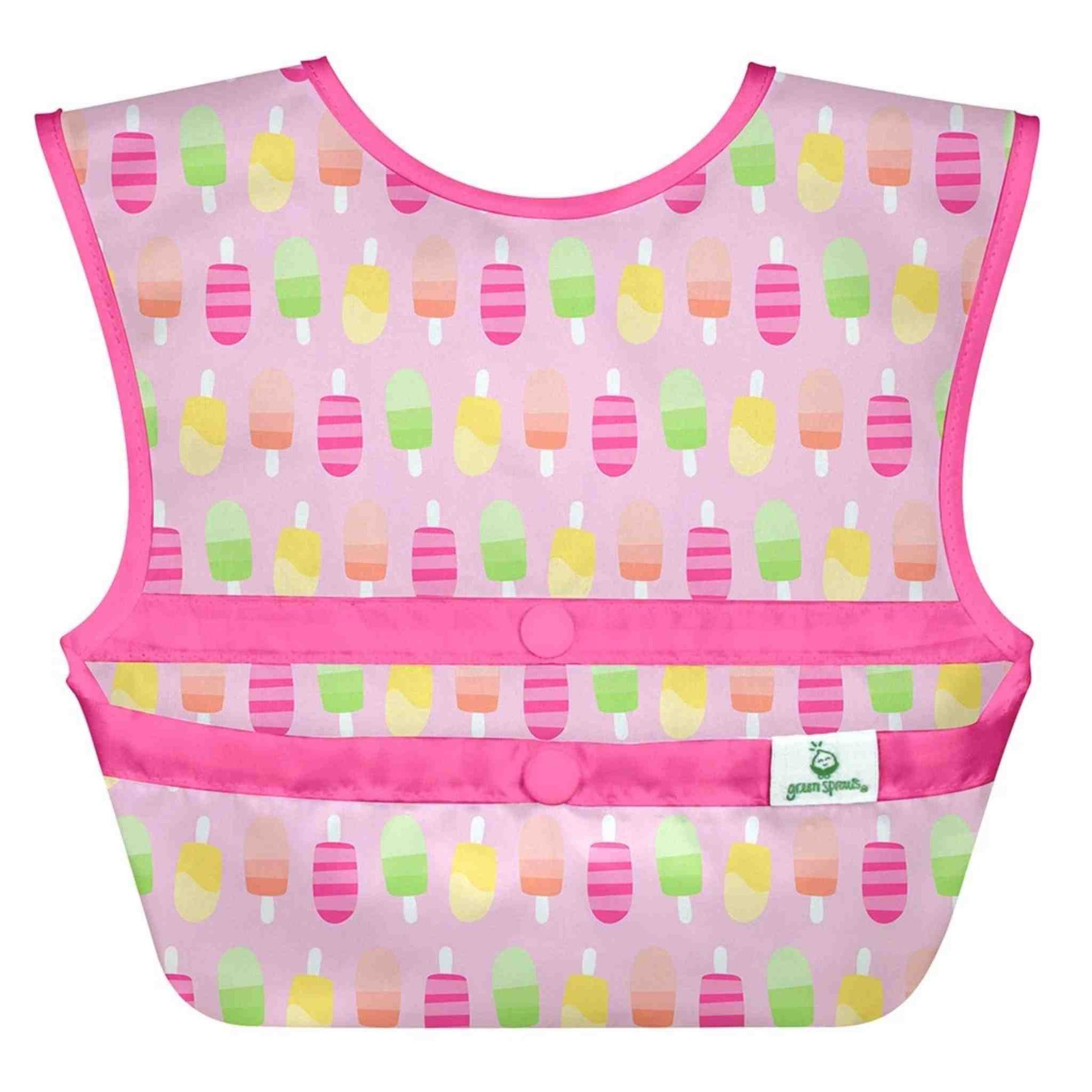 Snap + Go® Easy-wear Bib (Pink Posicles) - Rocky and Jules