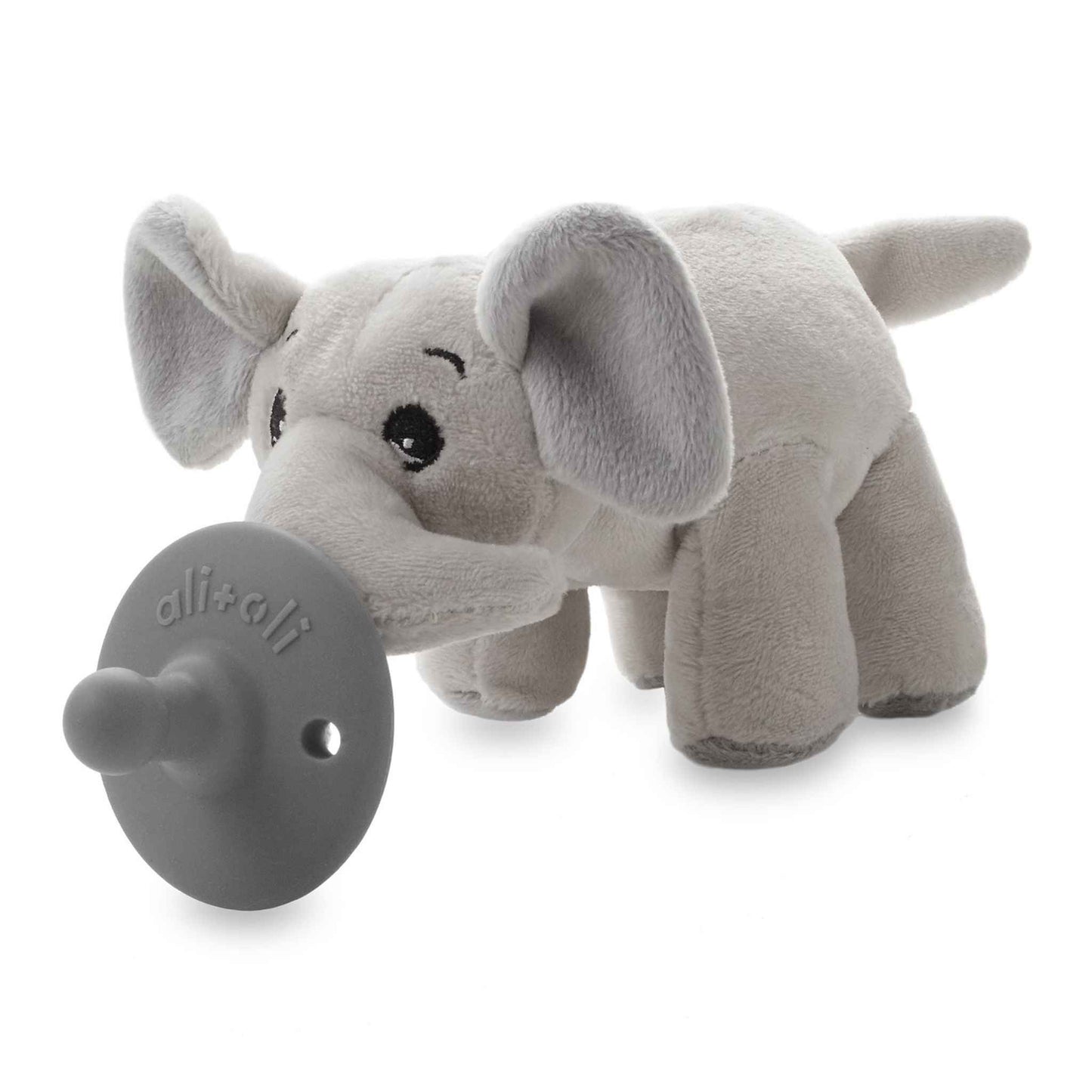 Elephant Pacifier Holder - With Pacifier