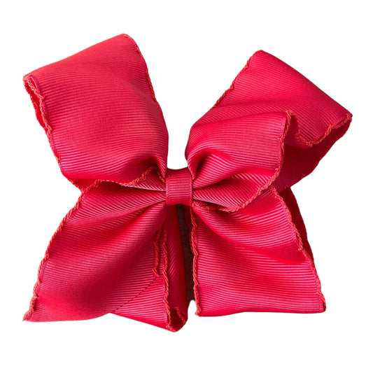 6" Red Stitch Bow