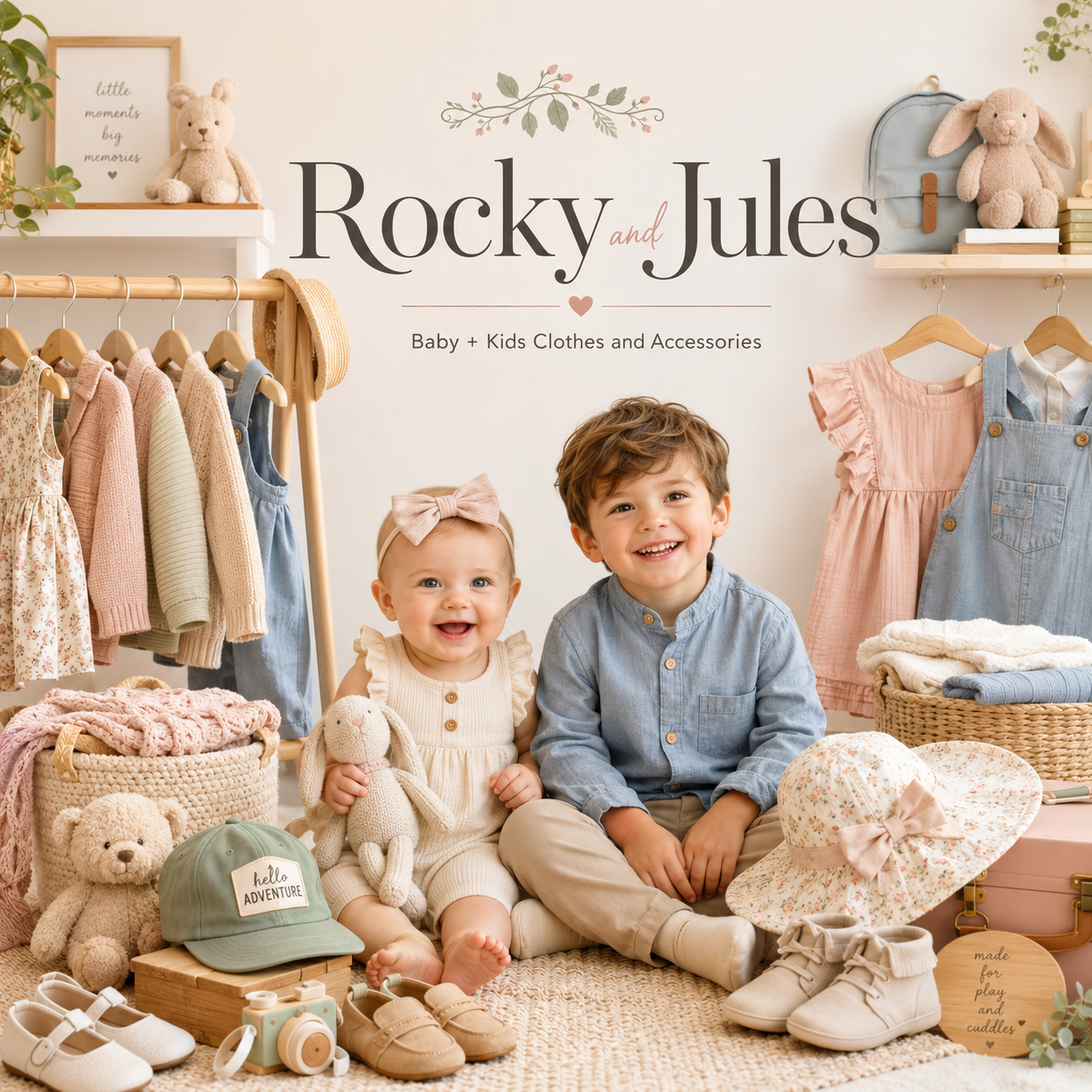 TO388 Rocky and Jules baby and kids boutique collection